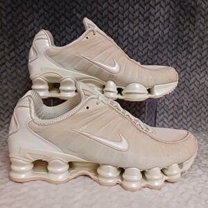 Nike Shox TL Pearl White Particle Pink Women's Running Sneakers Shoes Size 10